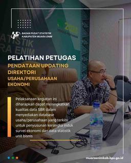 Pelatihan Petugas Pendataan UDP Usaha Ekonomi