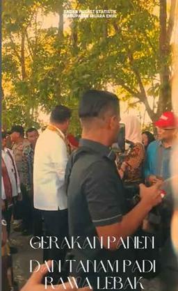 Gerakan Panen dan tanam Padi Rawa Lebak